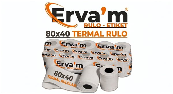 80x40 Termal Adisyon Fişi